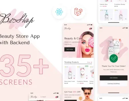 BeShop – Beauty Store App with Laravel Backend