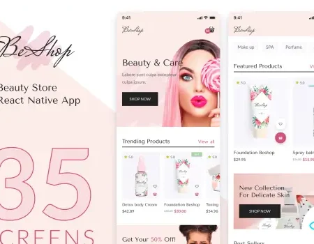 BeShop – React Native Beauty Store App
