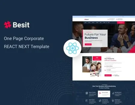 Besit – React Next Corporate Page Template