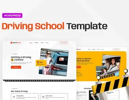 BestDrive – Driving School Elementor Template Kit