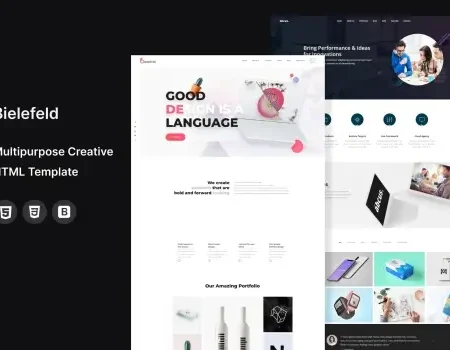 Bielefeld – Multipurpose Creative Portfolio Template
