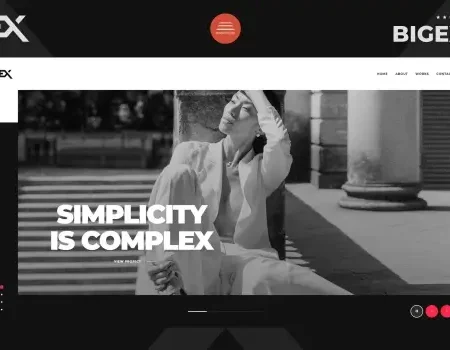 Bigex – Creative Portfolio Template