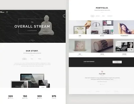 BigStream – One Page Multi-Purpose Template