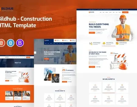 Bildhub – Construction HTML Template