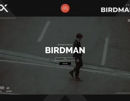 Birdman – Responsive Coming Soon Page