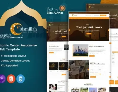Bismillah – Islamic Center HTML Template
