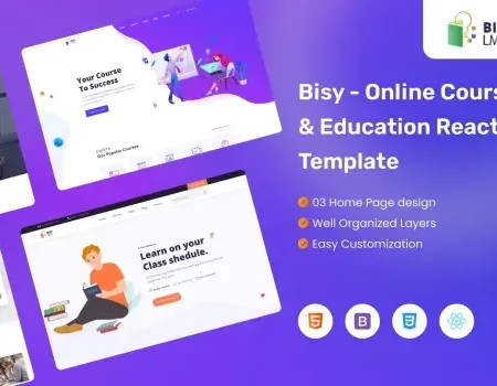 Bisy – React Website Template