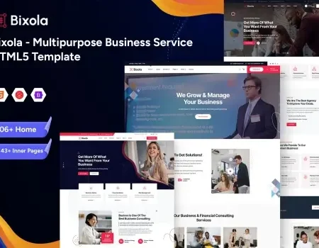 Bixola – Business Service HTML5 Template