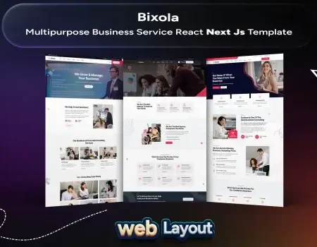 Bixola – Business Service React Next Template