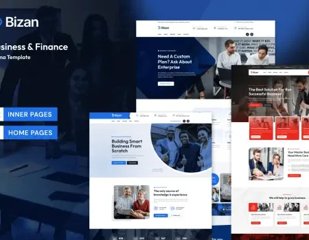 Bizan – Business & Finance Consulting Figma