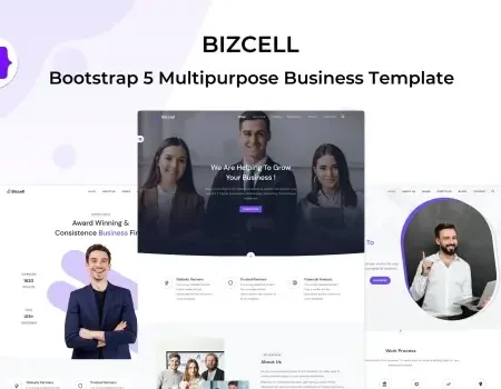 Bizcell – Bootstrap 5 Business Template