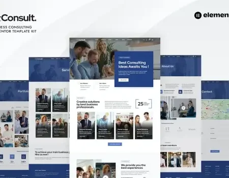 Bizconsult – Business Consulting Elementor Template Kit