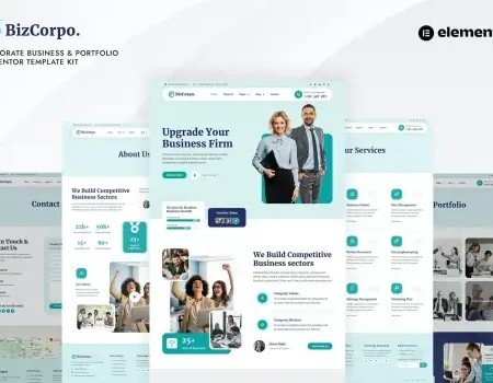 Bizcorpo – Corporate Business & Portfolio Elementor Template Kit