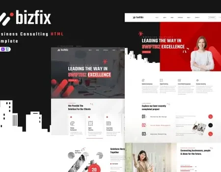 Bizfix- Business Consulting HTML Template