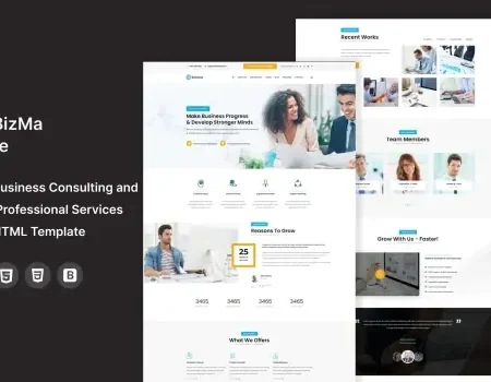 BizMate – Consulting and Profession HTML Template