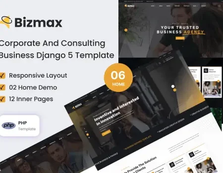 Bizmax – PHP – Corporate And Business Template