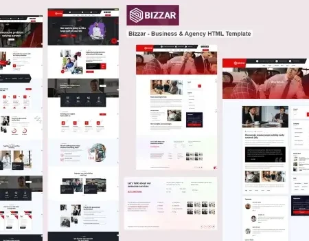 Bizzar – Business & Agency HTML Template