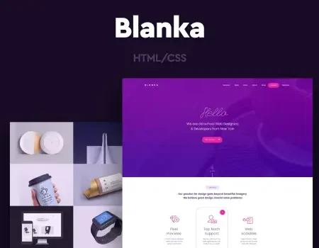 Blanka – One Page HTML Template