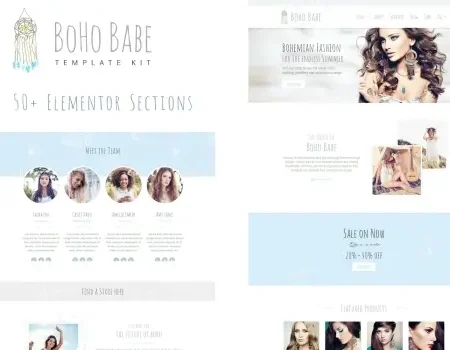 Boho Babe – Elementor Template Kit