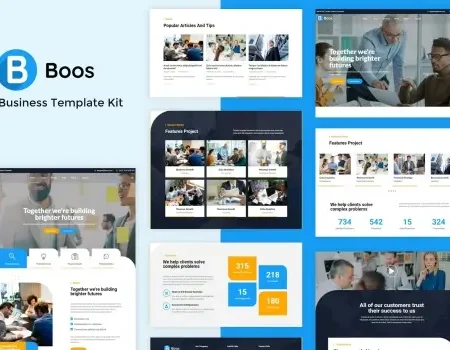 Boos – Business Elementor Template Kit