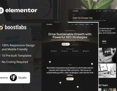 Boostlabs – SEO & Digital Marketing Elementor Template Kit