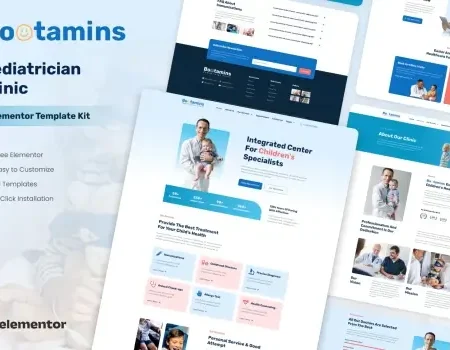 Bootamins – Pediatrician Clinic Template Kits