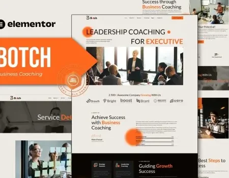 Botch – Business Coaching Elementor Template Kit