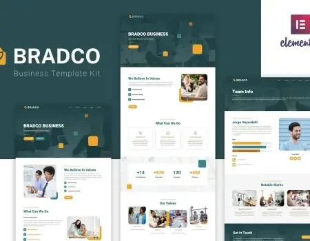 Bradco – Business Elementor Template Kit