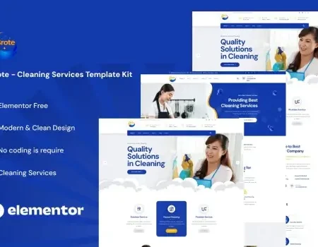 Brote – Cleaning Services Elementor Template Kit