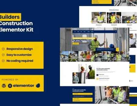Builders – Construction Elementor Pro Template Kit