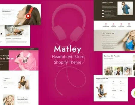 Matley – Headphone & Electronics Store Shopify