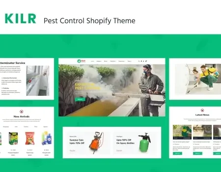 Kilr – Pesticides Store, Services Shopify Theme