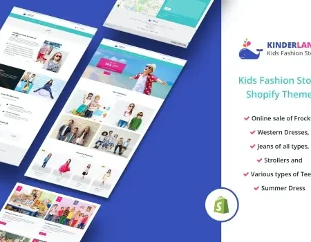 Kinder land – Kids Fashion Store Shopify Theme