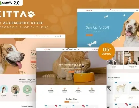 Kitta – Pet Accessories Store Shopify 2.0 Theme