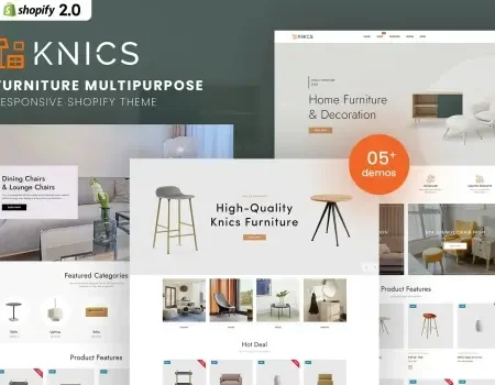Knics – Furniture Multipurpose Shopify Theme