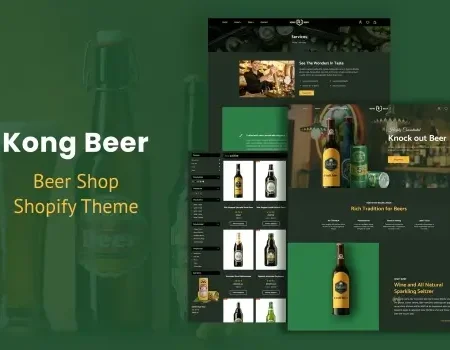 Kong – Alcohol, Beer & Liquor Store Shopify Theme