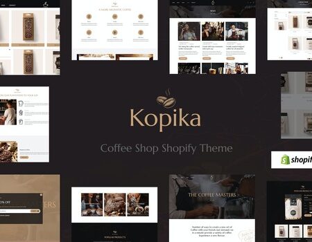 Kopiko – Cafe Bakery & Coffee Shop Shopify Theme