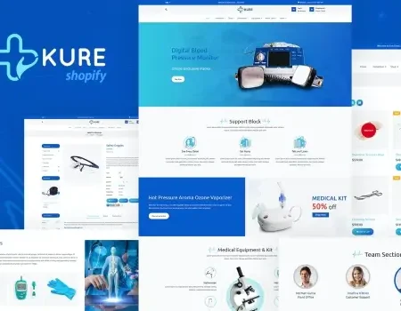 Kure | Medical Store Shopify Theme