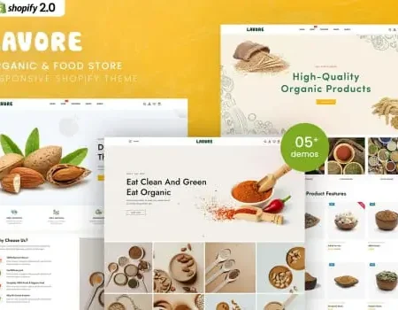 Lavore – Organic & Food Store Shopify Theme