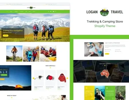 Logan – Trekking & Camping Store Shopify Theme