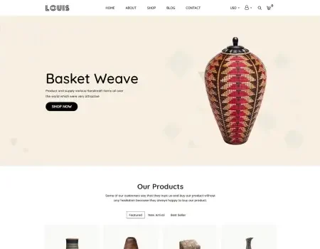 Louis – Handmade & Craft Shopify Theme