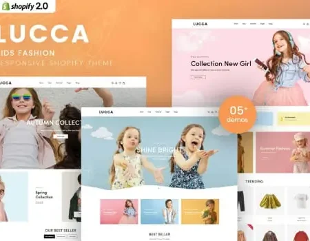 Lucca – Kids Fashion Responsive Shopify Theme
