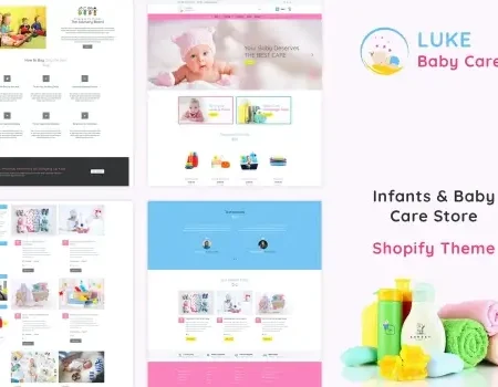 Luke – Infants & Baby Care Store Shopify Theme