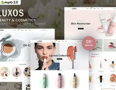 Luxos – Beauty & Cosmetics Shopify Theme