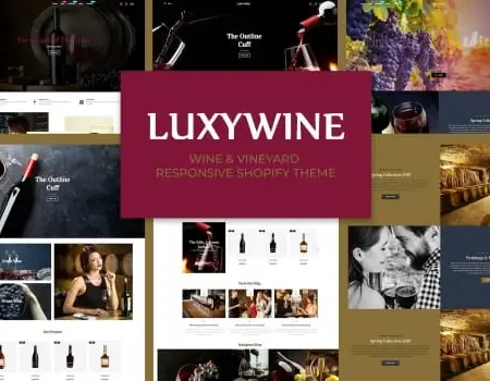 Luxywine – Wine & Vineyard Shopify Theme