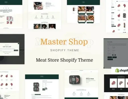 MasterChop – Meat Shop, Food Delivery Shopify