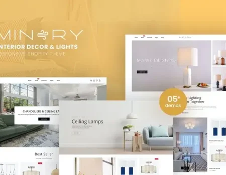 Minery – Interior Decor & Lights Shopify Theme
