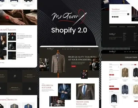 MrTevor – Blazer Clothing and Fashion ShopifyTheme