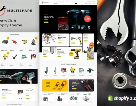 Multispare – Hardwares, Tools Shopify Theme