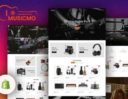 Musicmo – Musical Instruments Shop Shopify Theme